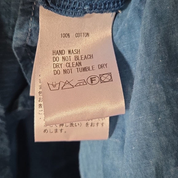 Tabrik Indigo-Dyed Gathered Skirt - Picture 6 of 8